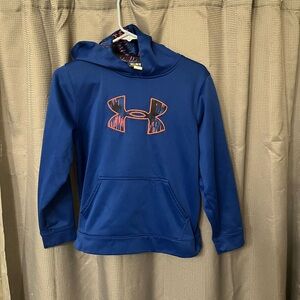 Under Armour Blue Pullover Hoodie Sweatshirt